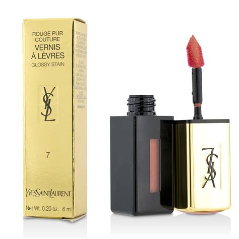 YSL Corail Aquatique (7) Rouge Pur Couture Glossy Stain 